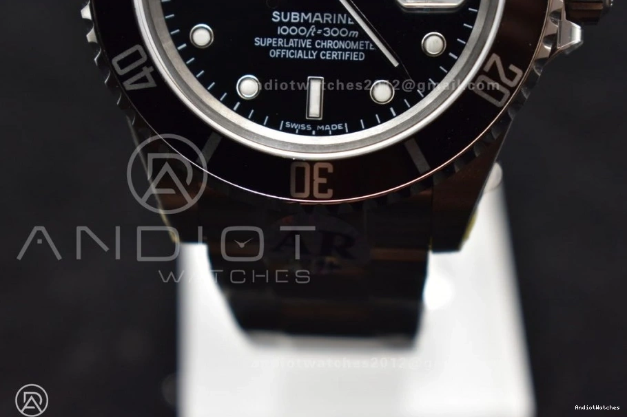 Bright ARF1:1 Best on 904L Steel SS 1136 16610 LN V Edition SH3135 Black Bracelet Submariner 1106